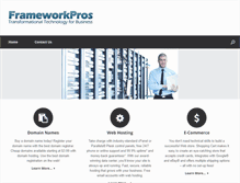 Tablet Screenshot of frameworkpros.com